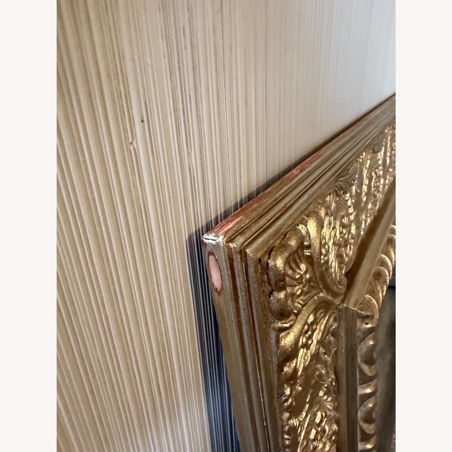 Large Antique Gold Wall Mirror - image-4