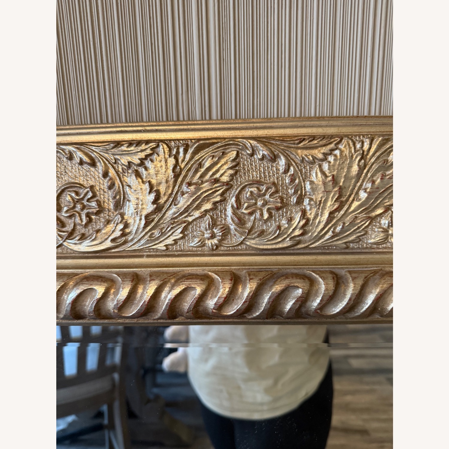 Large Antique Gold Wall Mirror - image-5