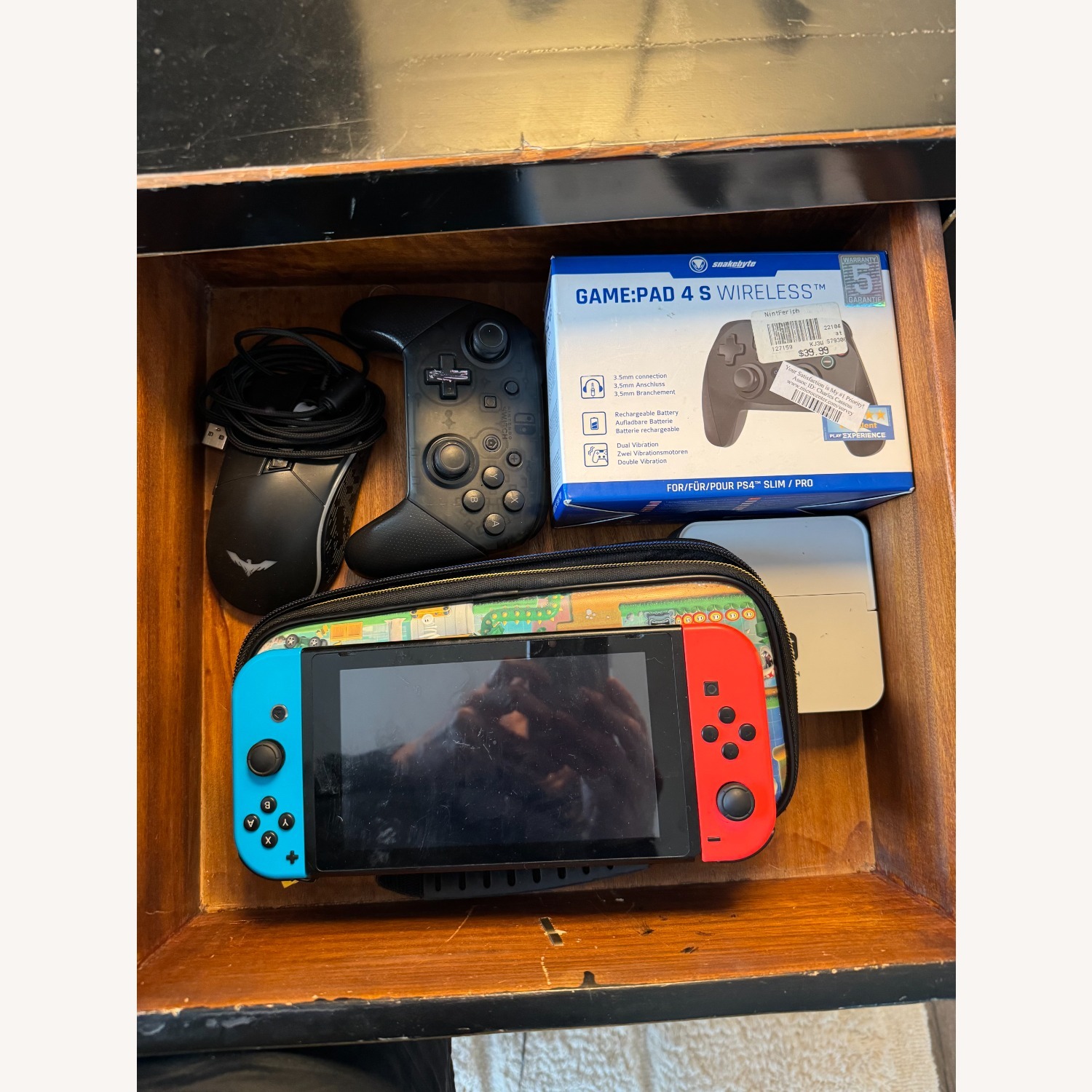 Distressed Black Lacquer Chinese/Ming Sideboard - image-12