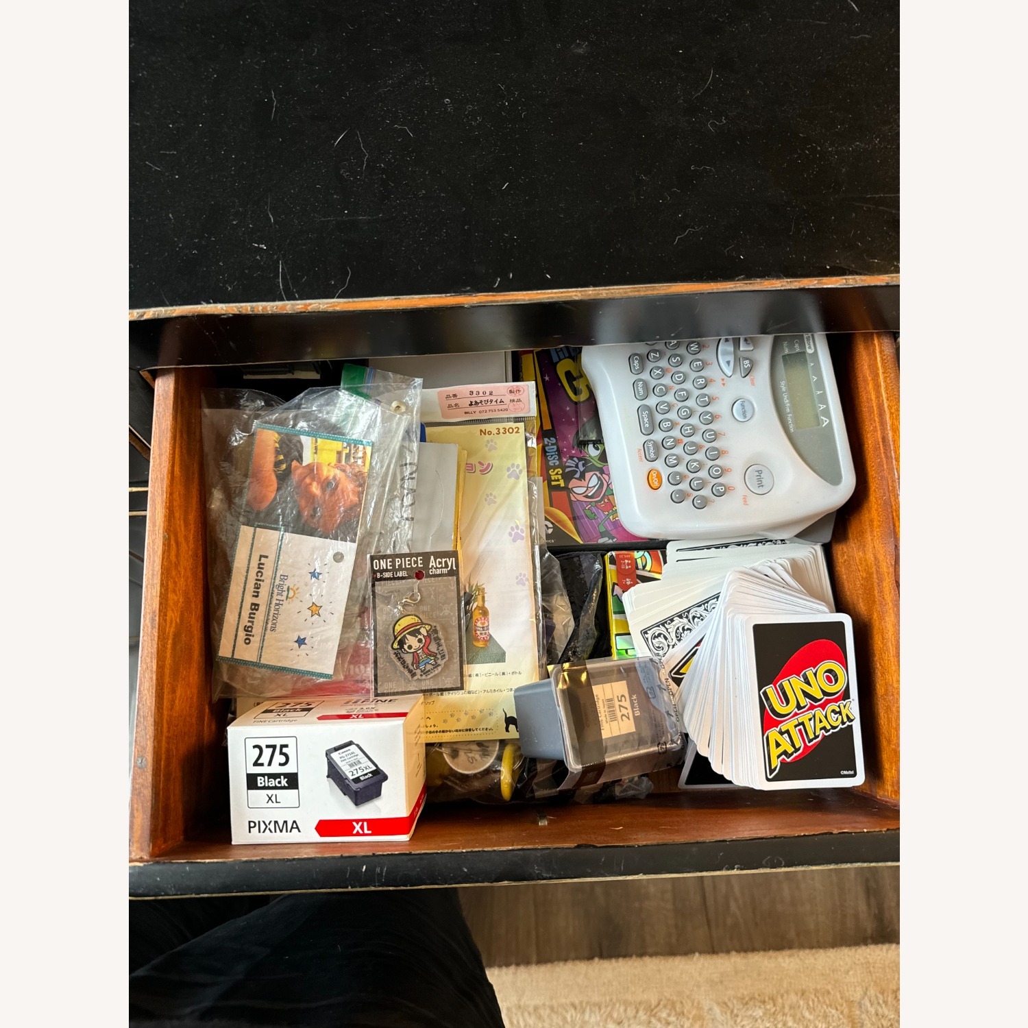 Distressed Black Lacquer Chinese/Ming Sideboard - image-14