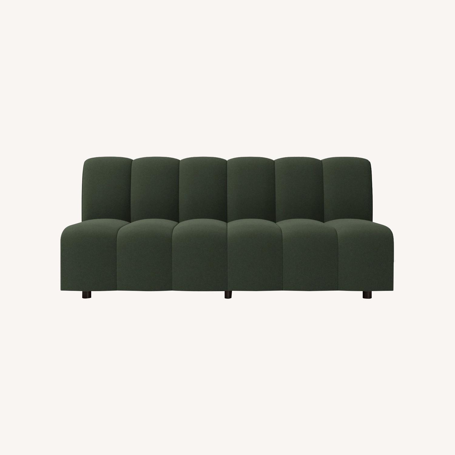 West Elm Avalon Channeled Sofa (68.5") - image-0