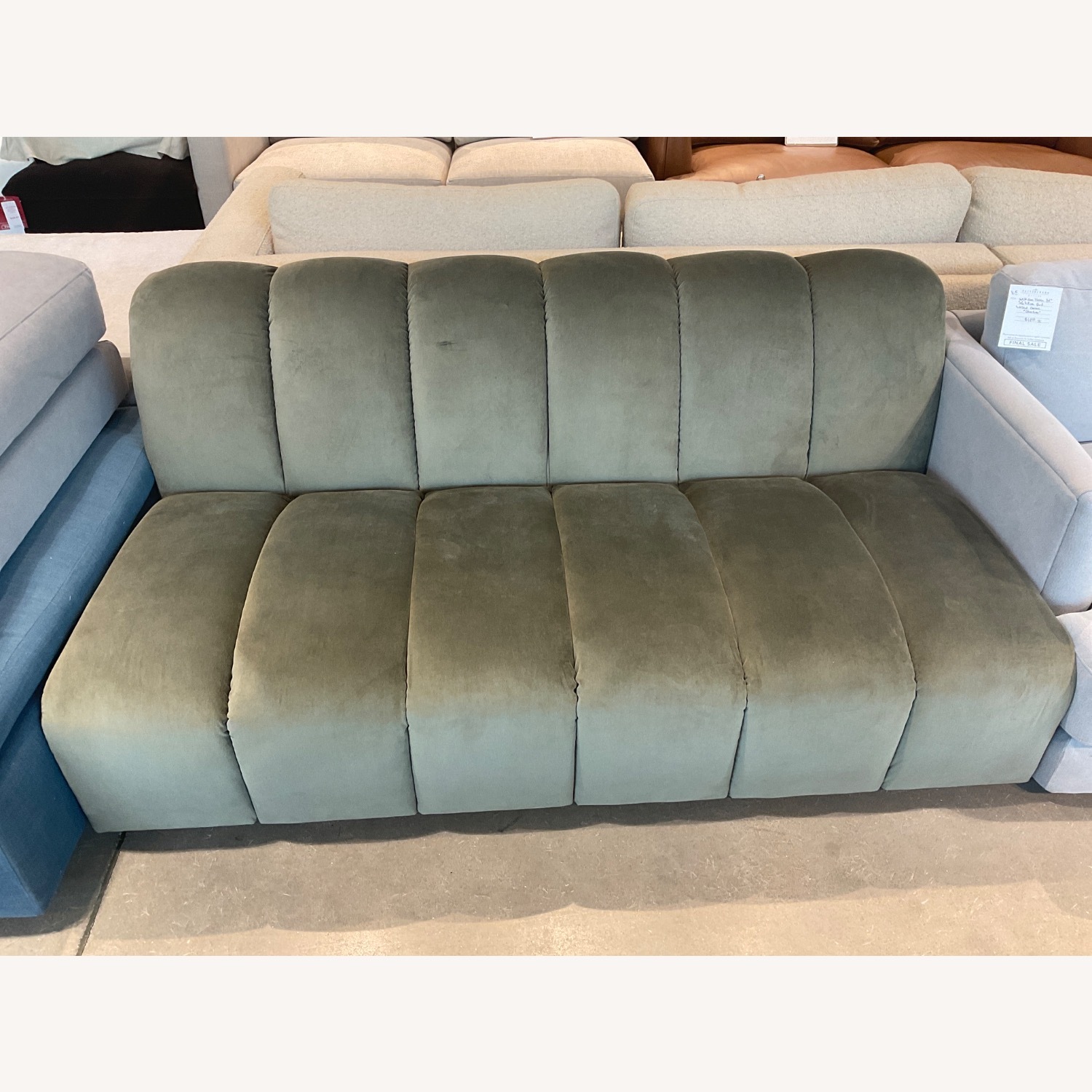 West Elm Avalon Channeled Sofa (68.5") - image-4