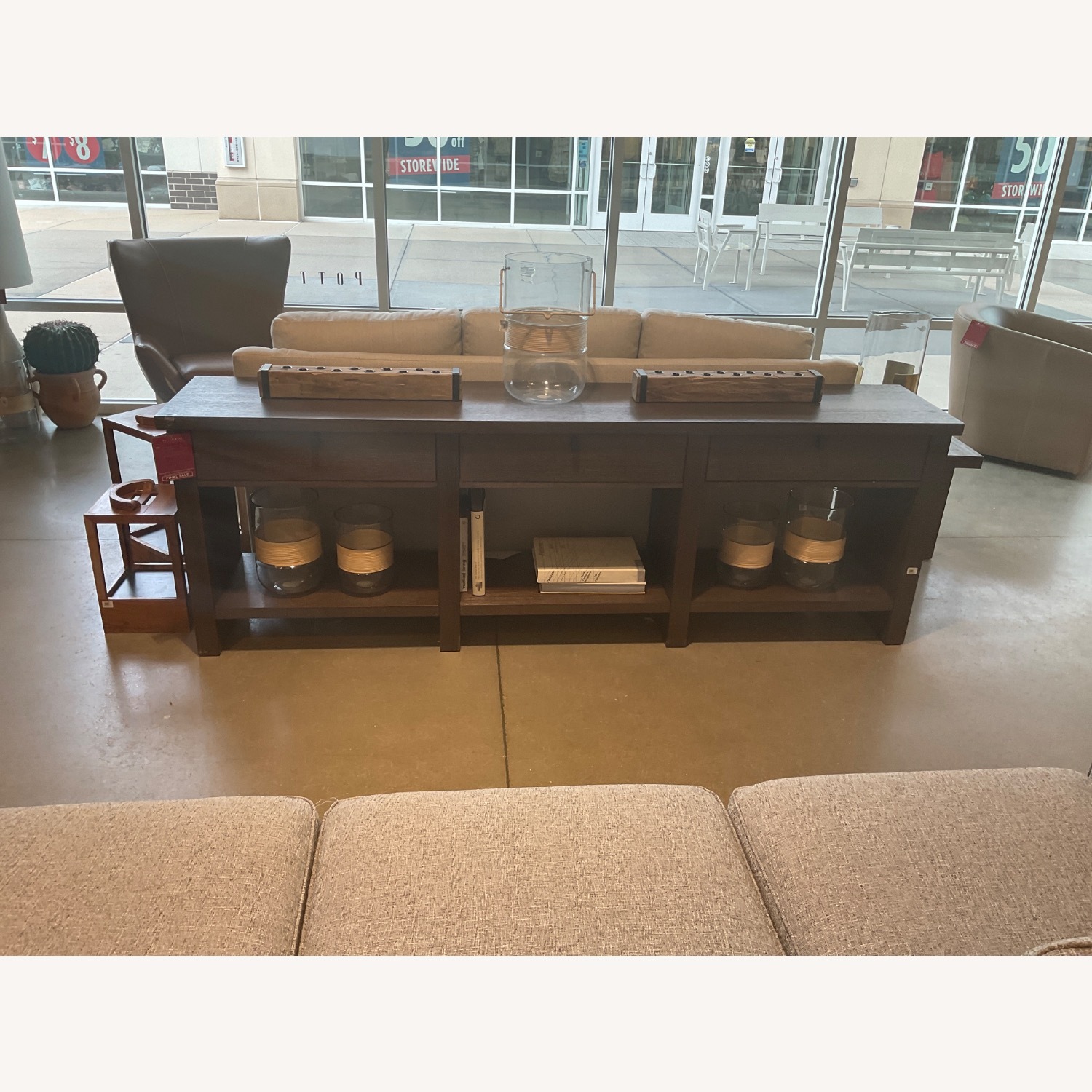 Pottery Barn Modern Farmhouse Console Table (90") - image-9