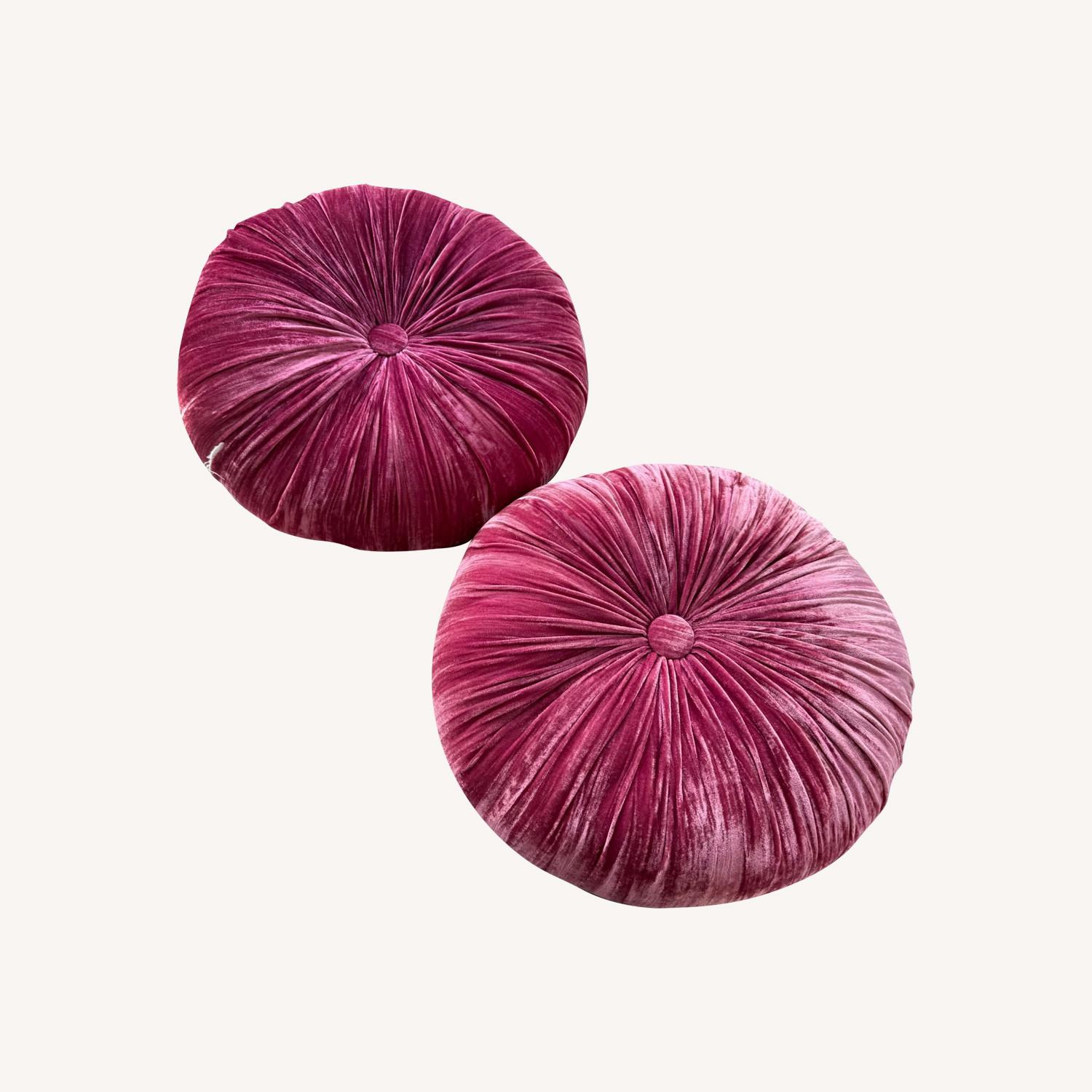 Anthropologie Cecily Velvet Pillow - image-0