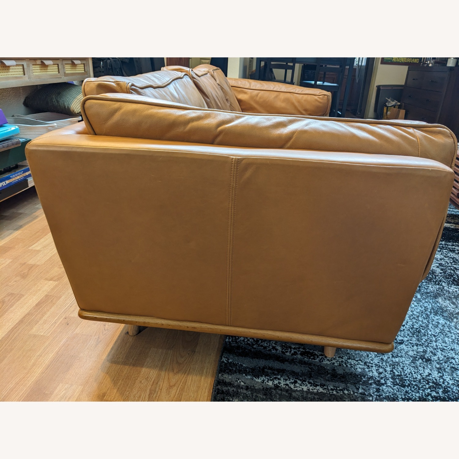 Article Timber 90" Leather Sofa - image-2