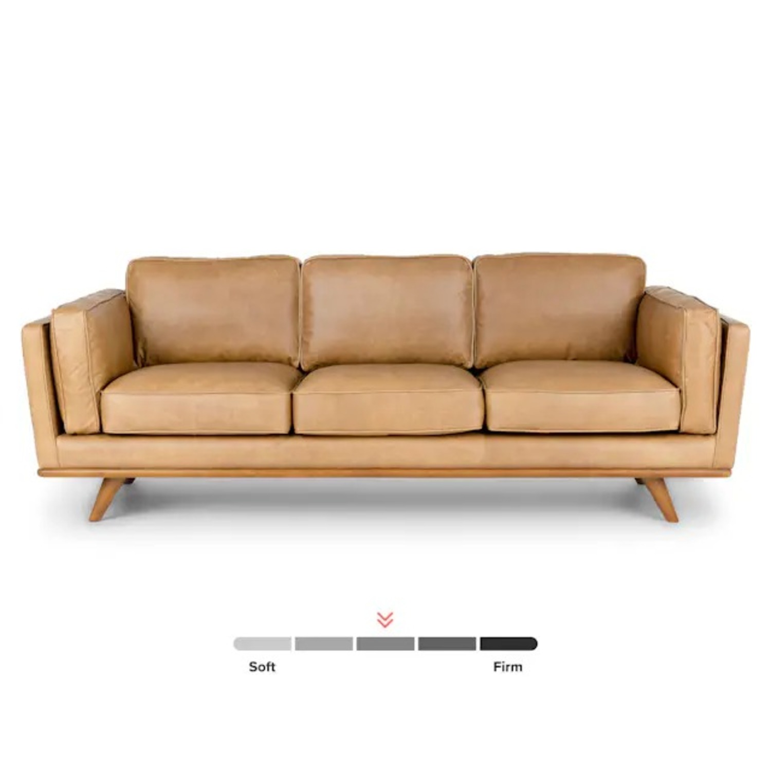 Article Timber 90" Leather Sofa - image-6