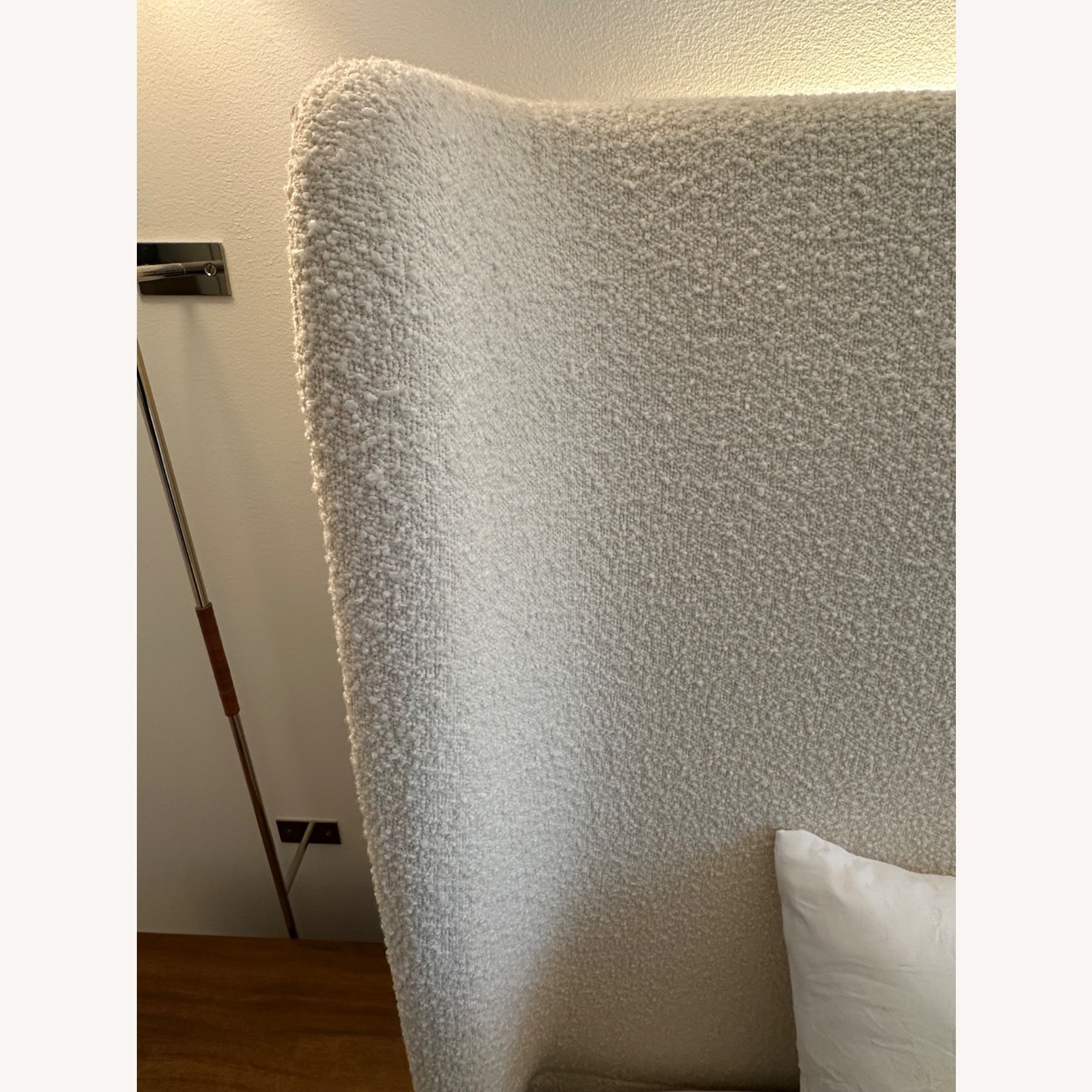 McGee & Co King Upholstered Bed, White Boucle - image-3
