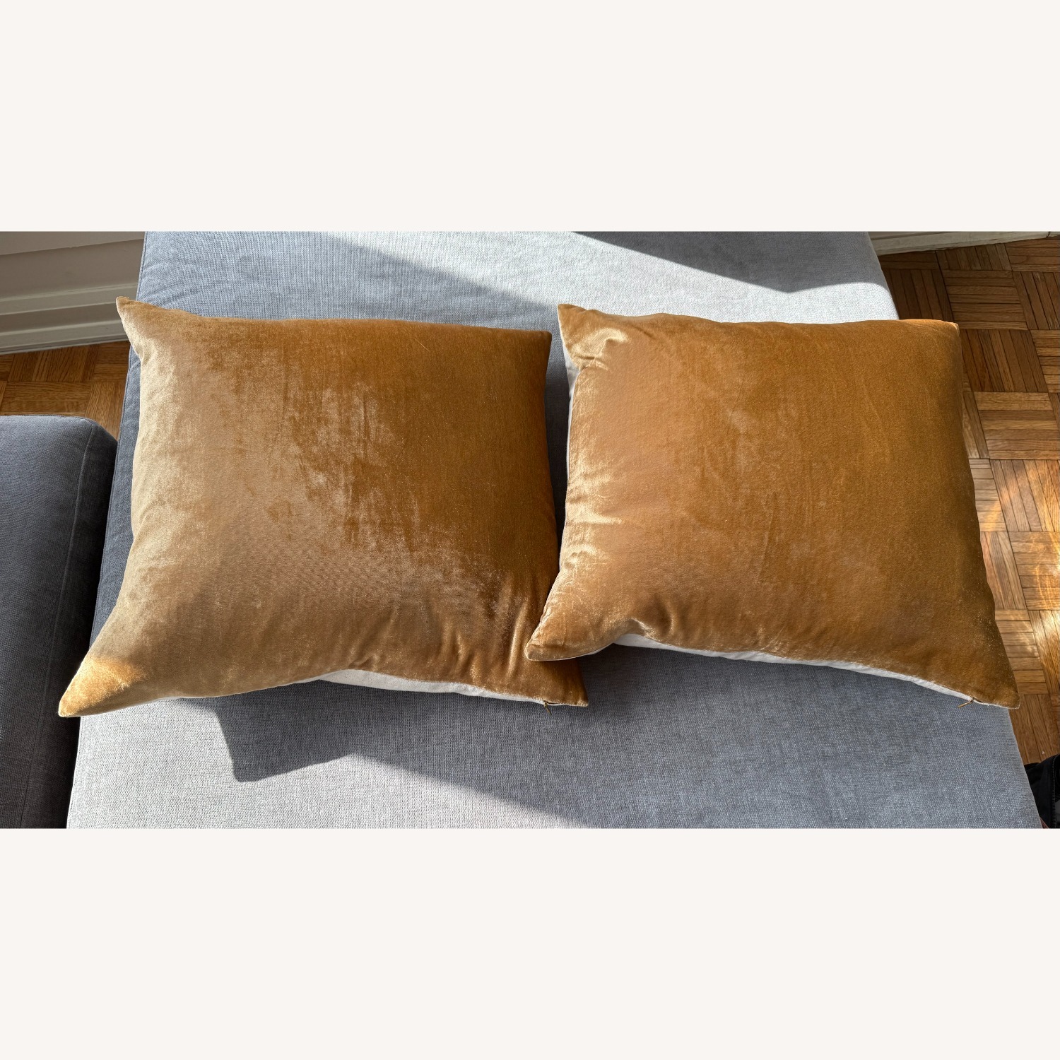 West Elm Velvet Accent Pillows - image-2