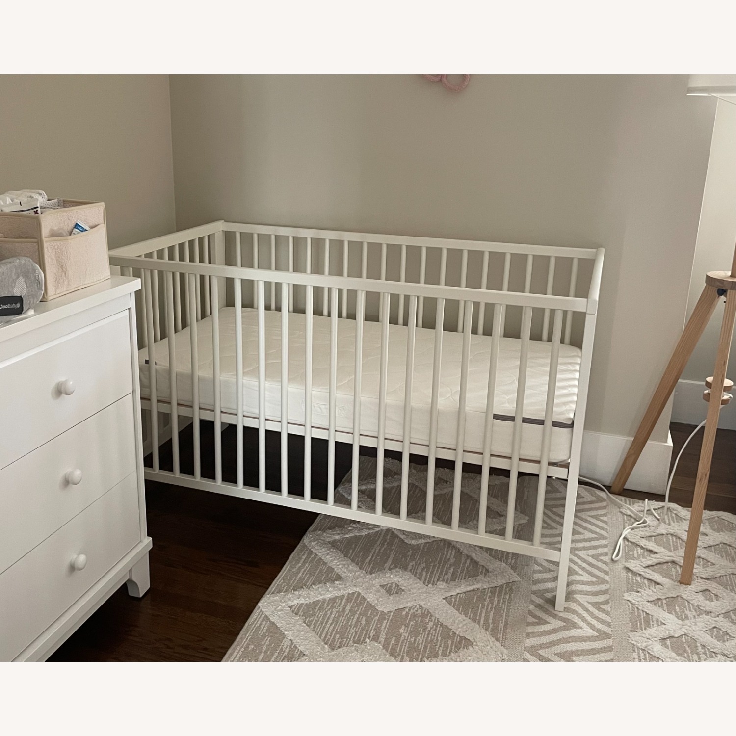 IKEA White Crib  - image-1