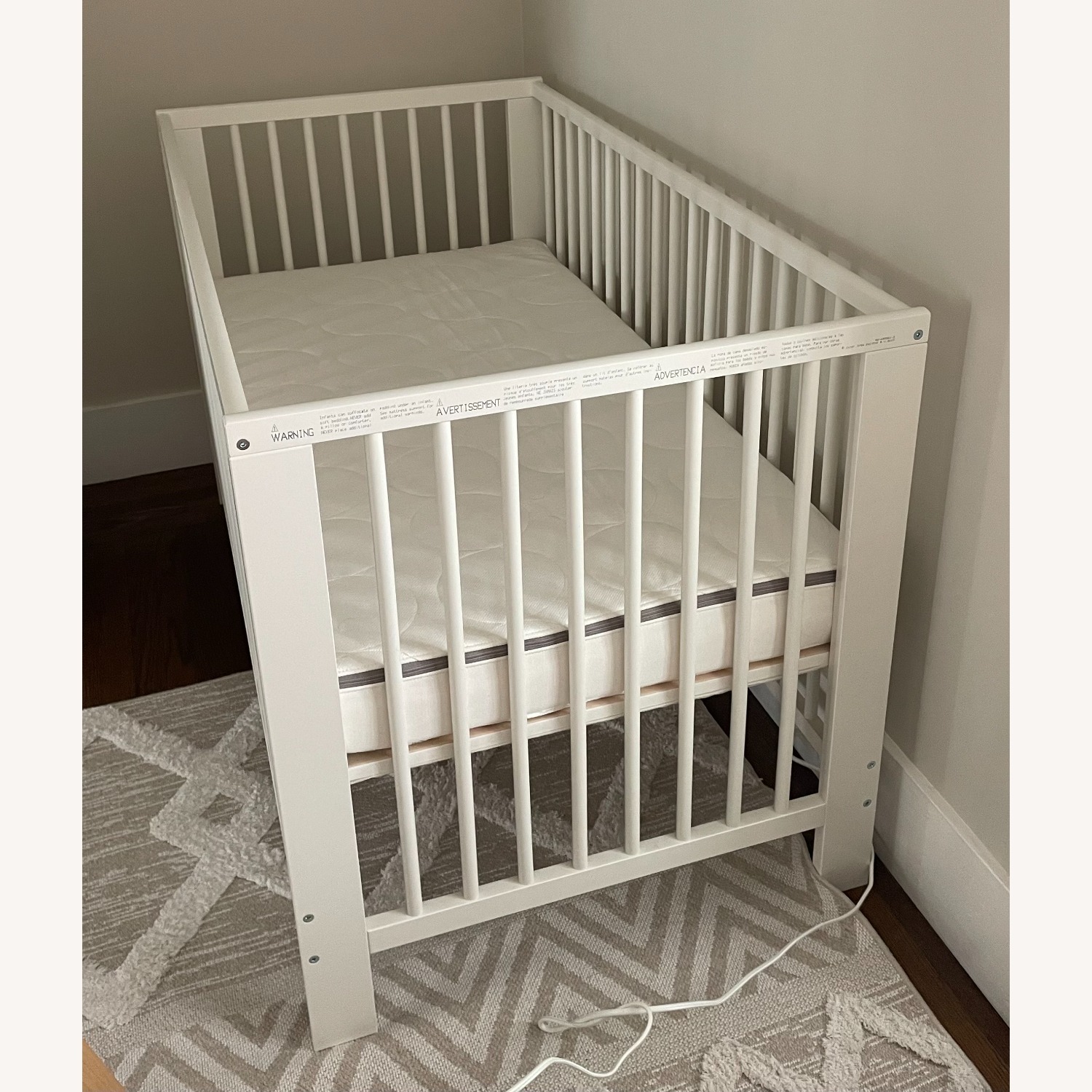IKEA White Crib  - image-2