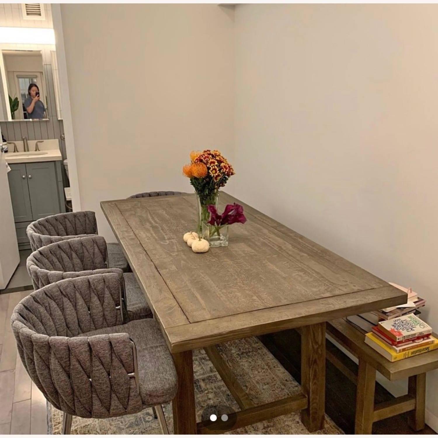 Pottery Barn Bartol Reclaimed Wood Dining Table - image-5