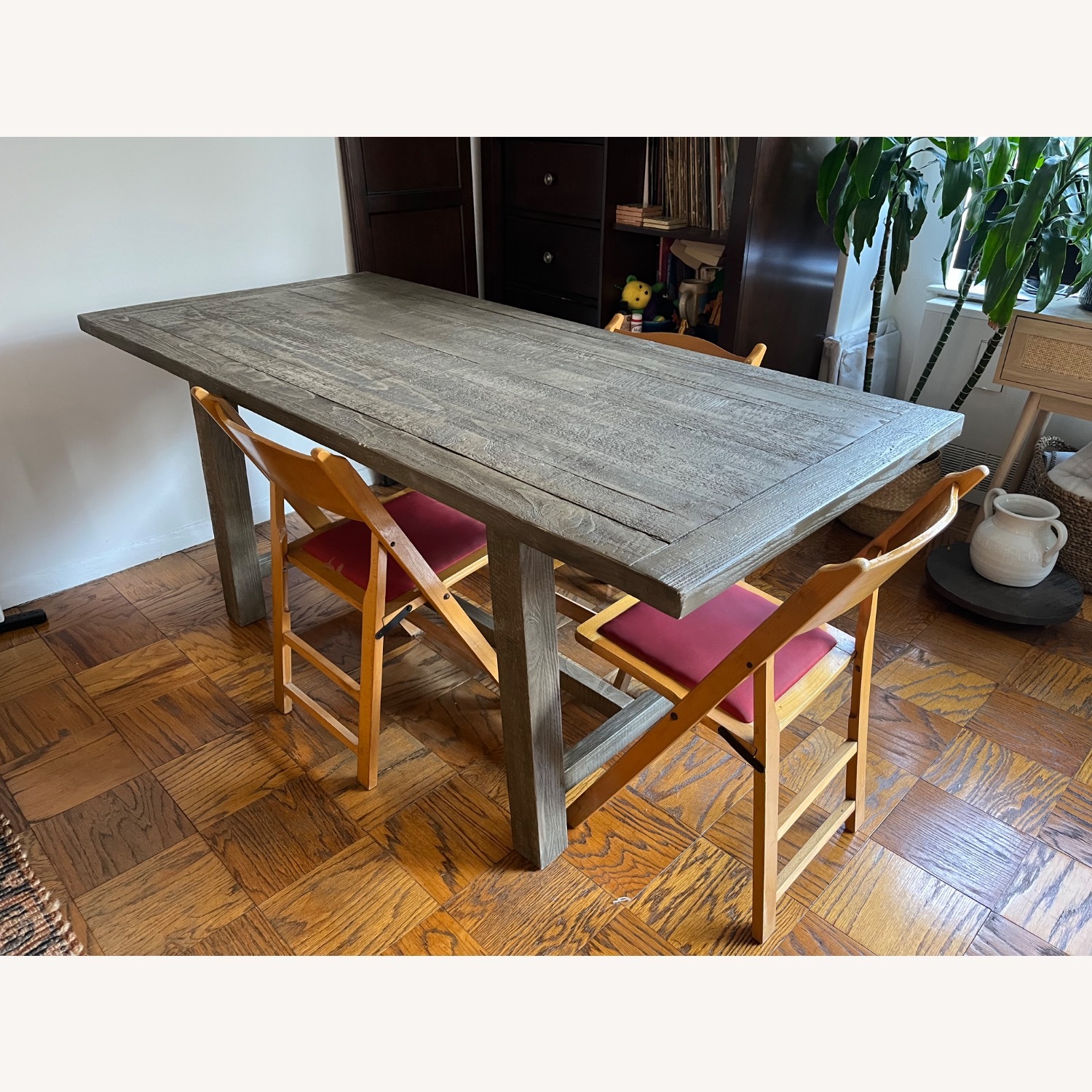 Pottery Barn Bartol Reclaimed Wood Dining Table - image-1