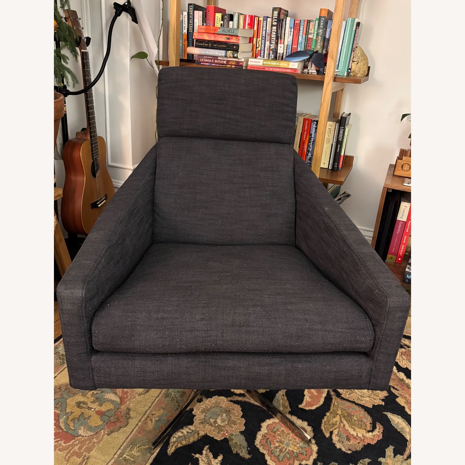 West Elm Austin Swivel Armchair - image-3