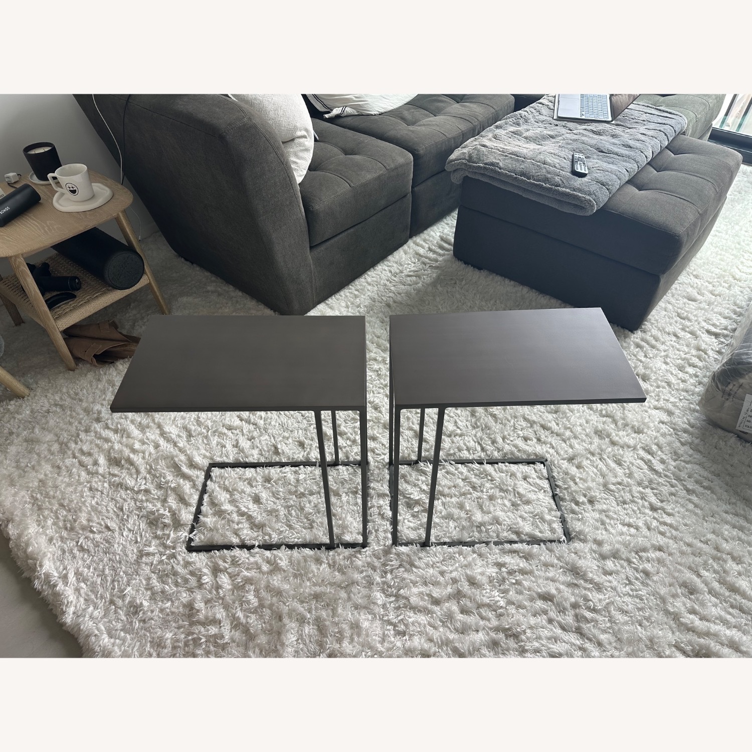 Crate & Barrel Echelon C Tables - image-1