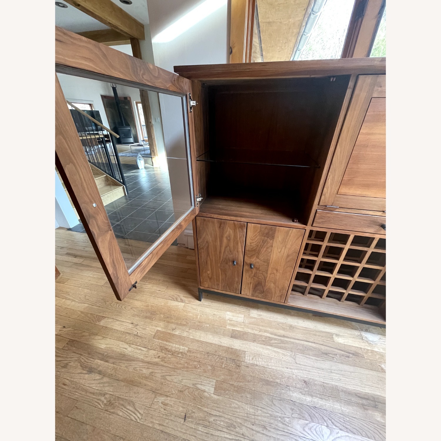 Room & Board Custom Walnut Cabinet - image-2