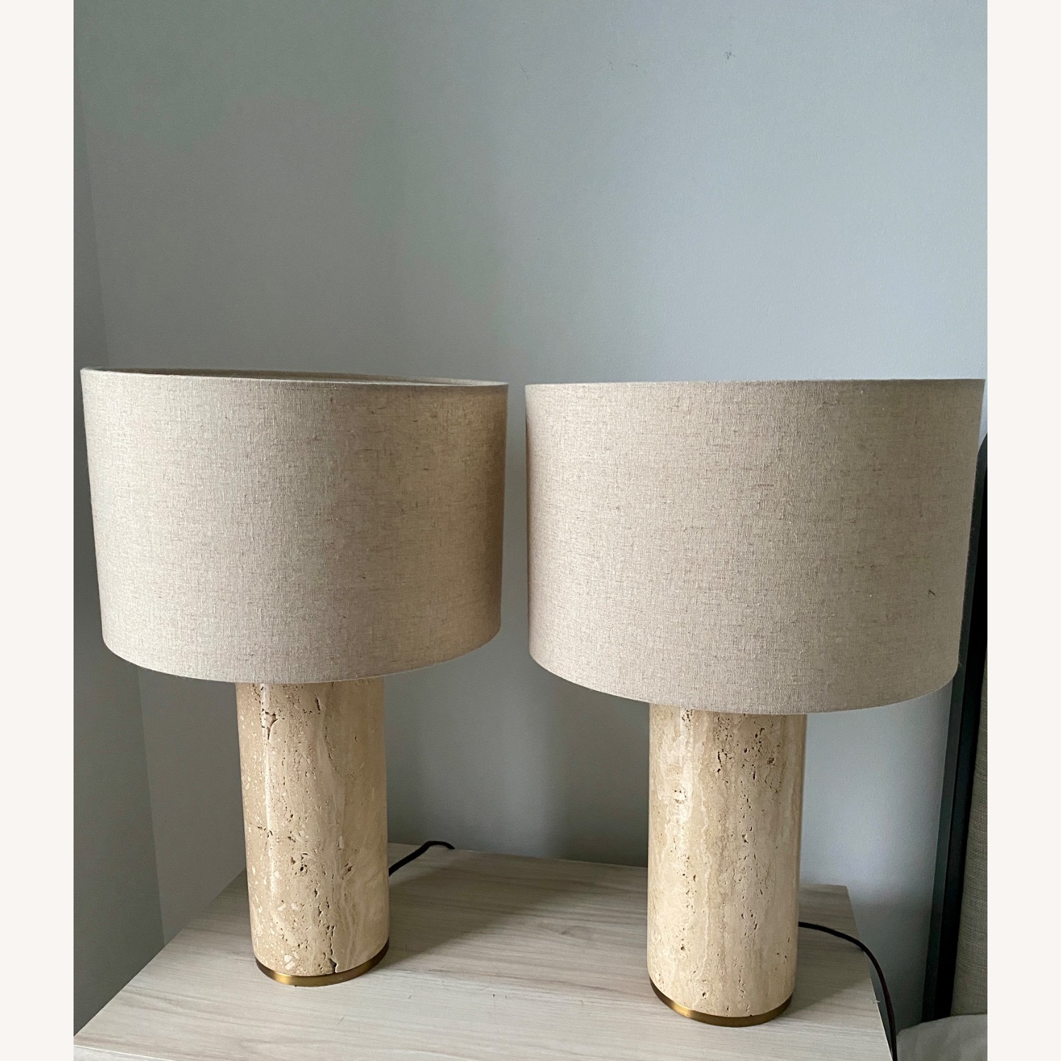 Soho Home Remi Stone Table Lamp Set of 2 - image-5