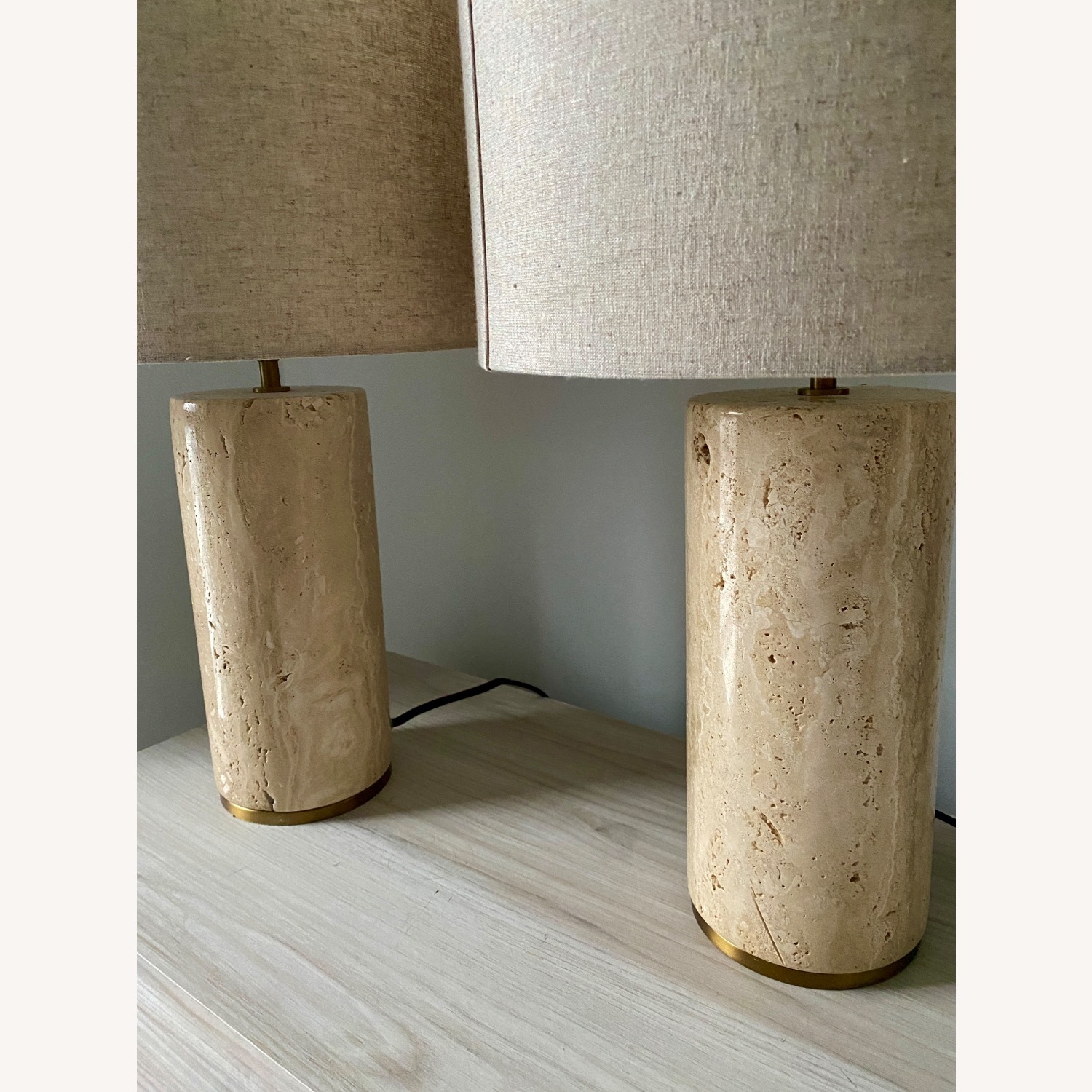 Soho Home Remi Stone Table Lamp Set of 2 - image-6