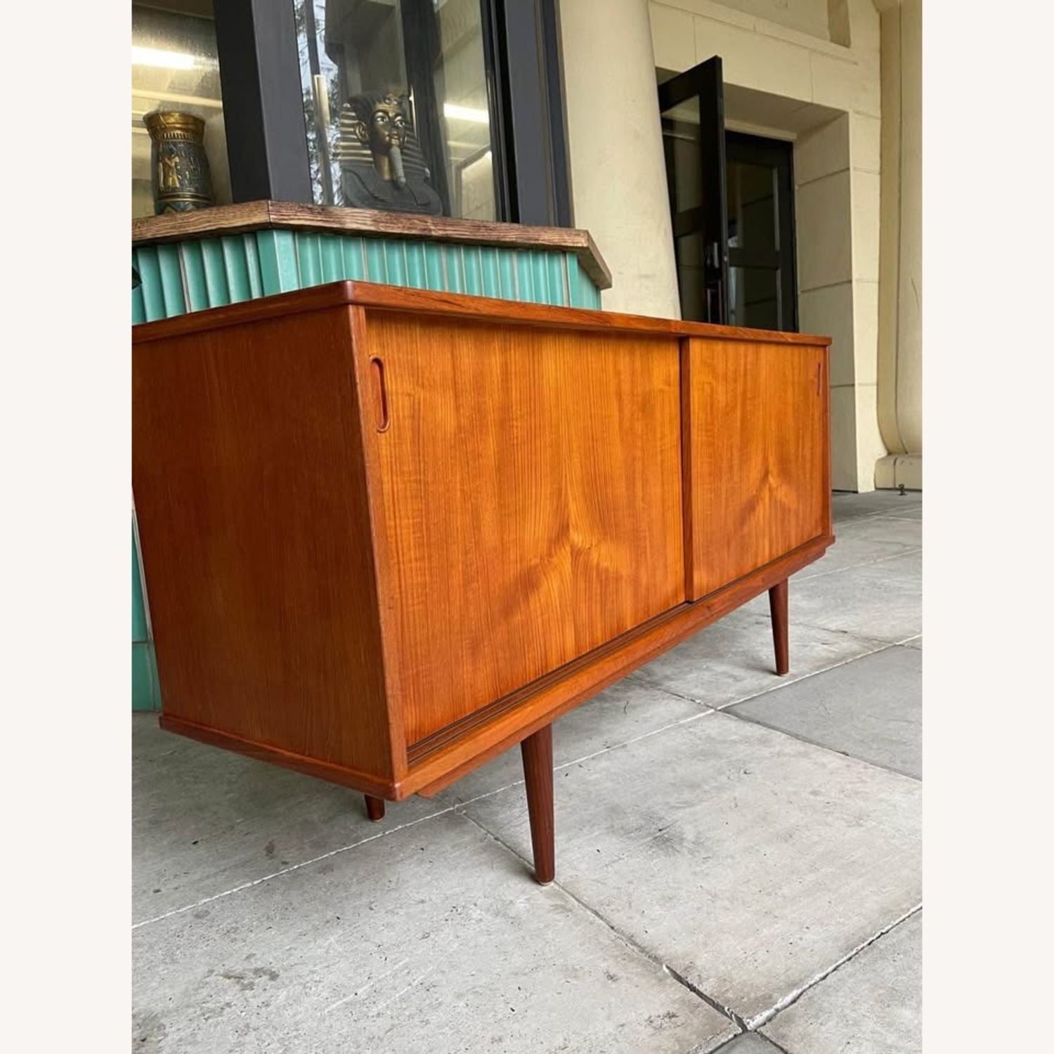 Mid Century Danish Modern Teak Credenza by Dyrlund - image-4