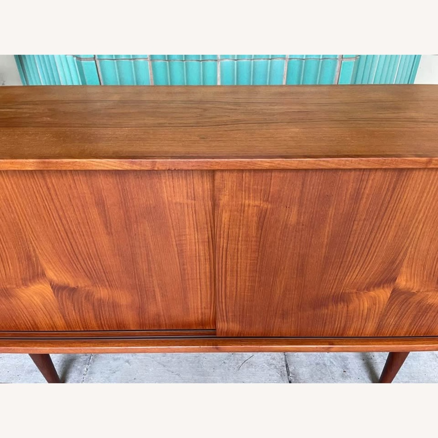 Mid Century Danish Modern Teak Credenza by Dyrlund - image-5