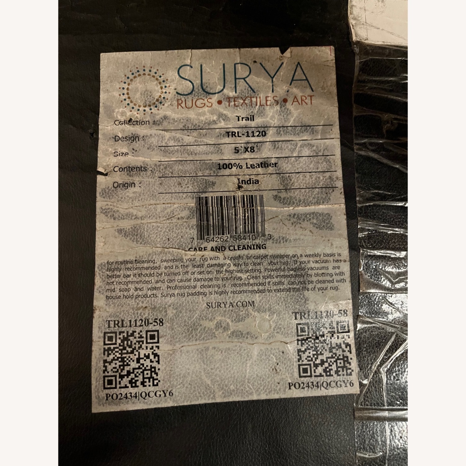 Surya Trail Cowhide Area Rug 5X8 - image-3