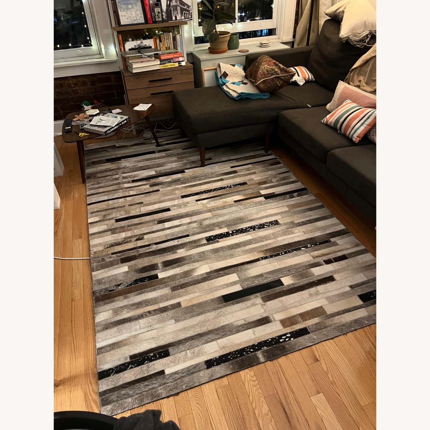 Surya Trail Cowhide Area Rug 5X8 - image-4