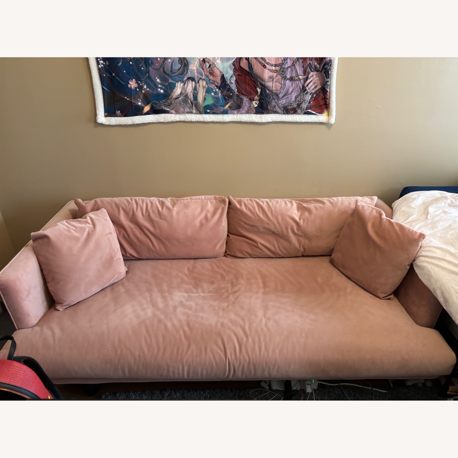 Joybird Lewis Sofa Royale Blush - image-1