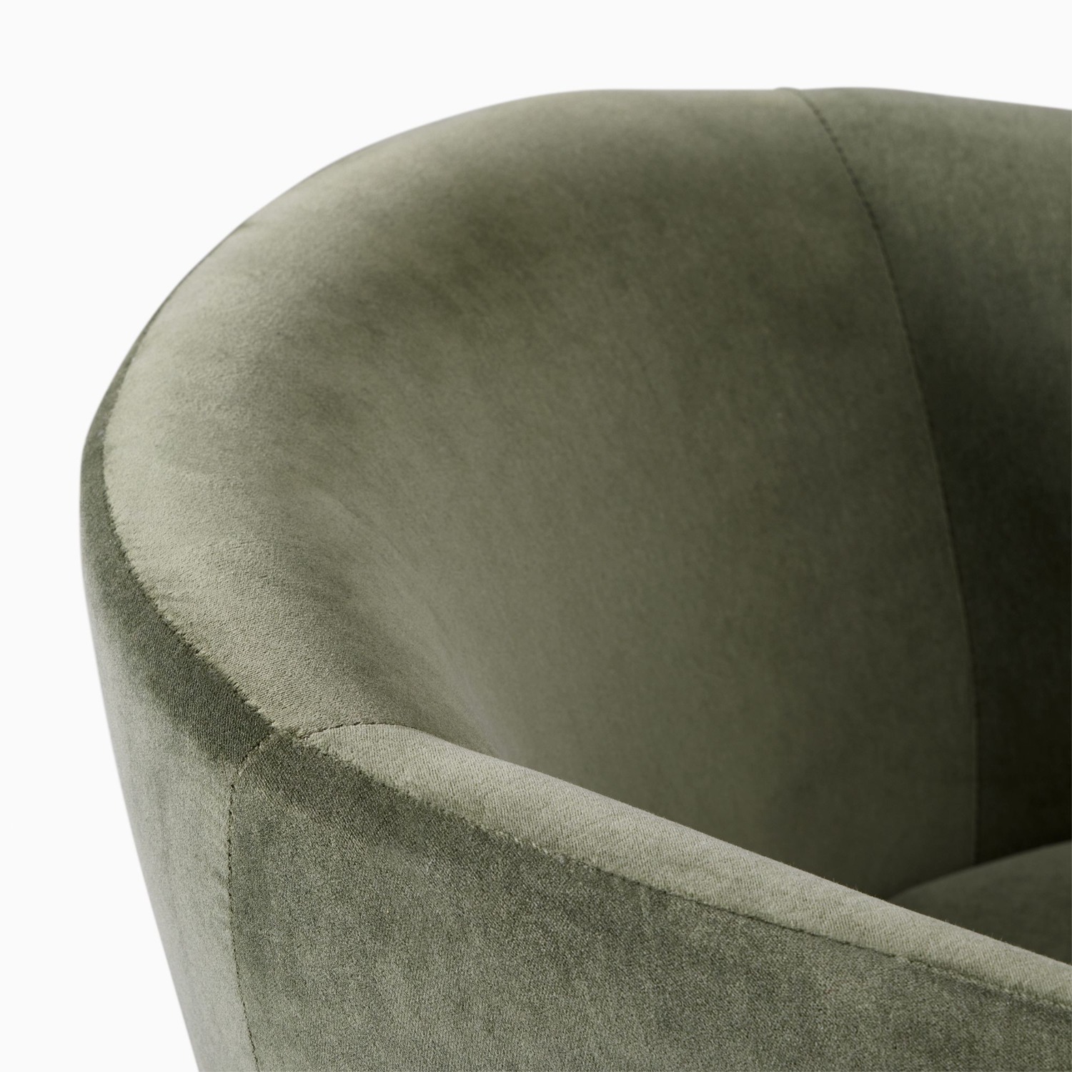 West Elm Crescent Swivel Chair - image-2