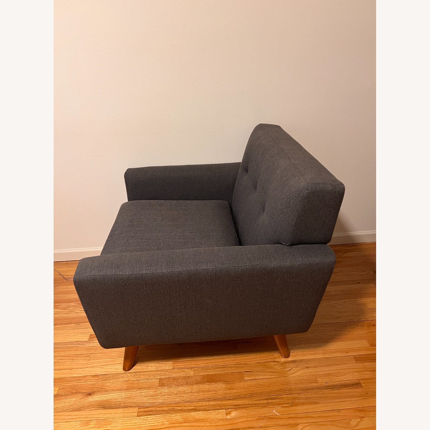 40" Wide Tufted Polyester Club Chair - image-2