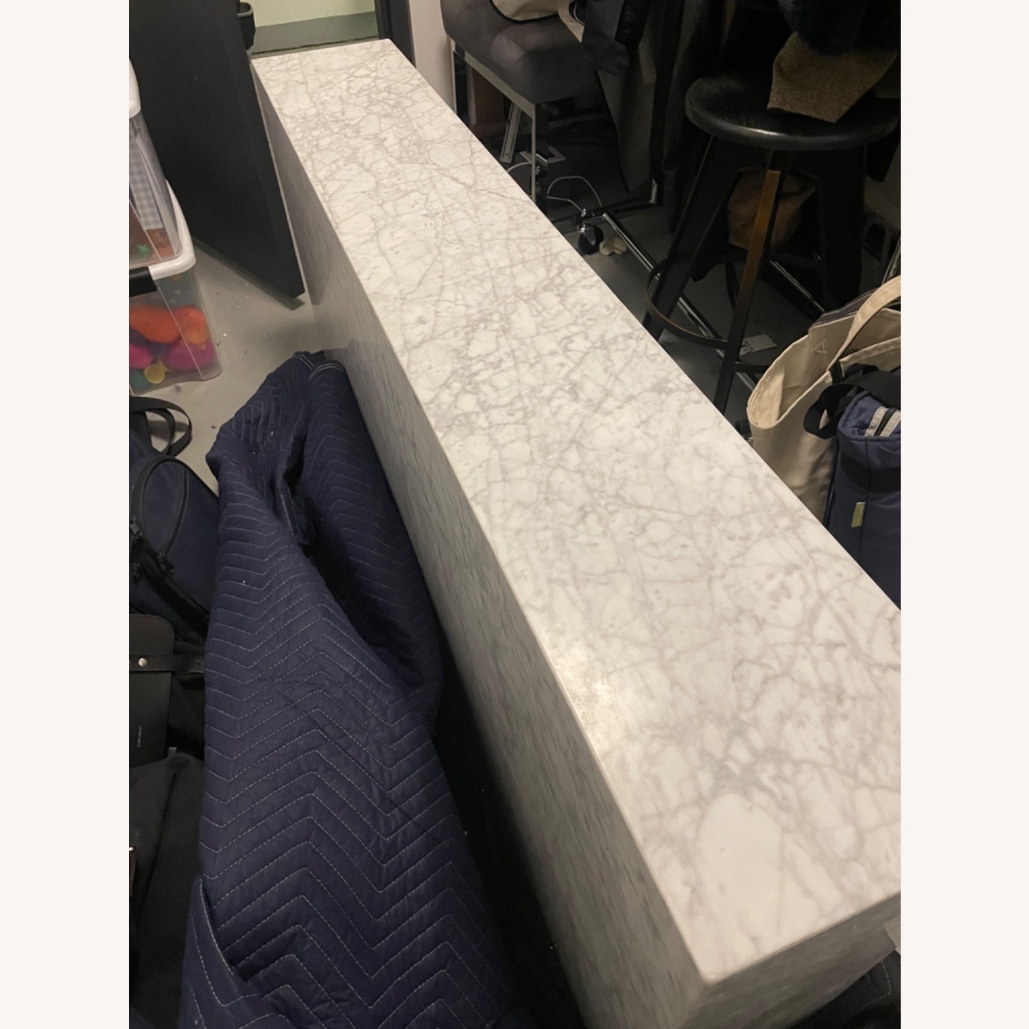Restoration Hardware Marble Coffee Table  - image-4
