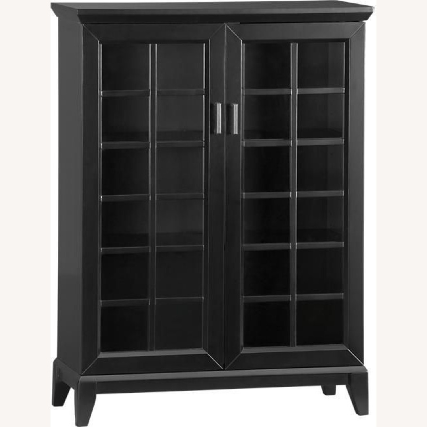 Crate & Barrel Black Cabinet - image-4