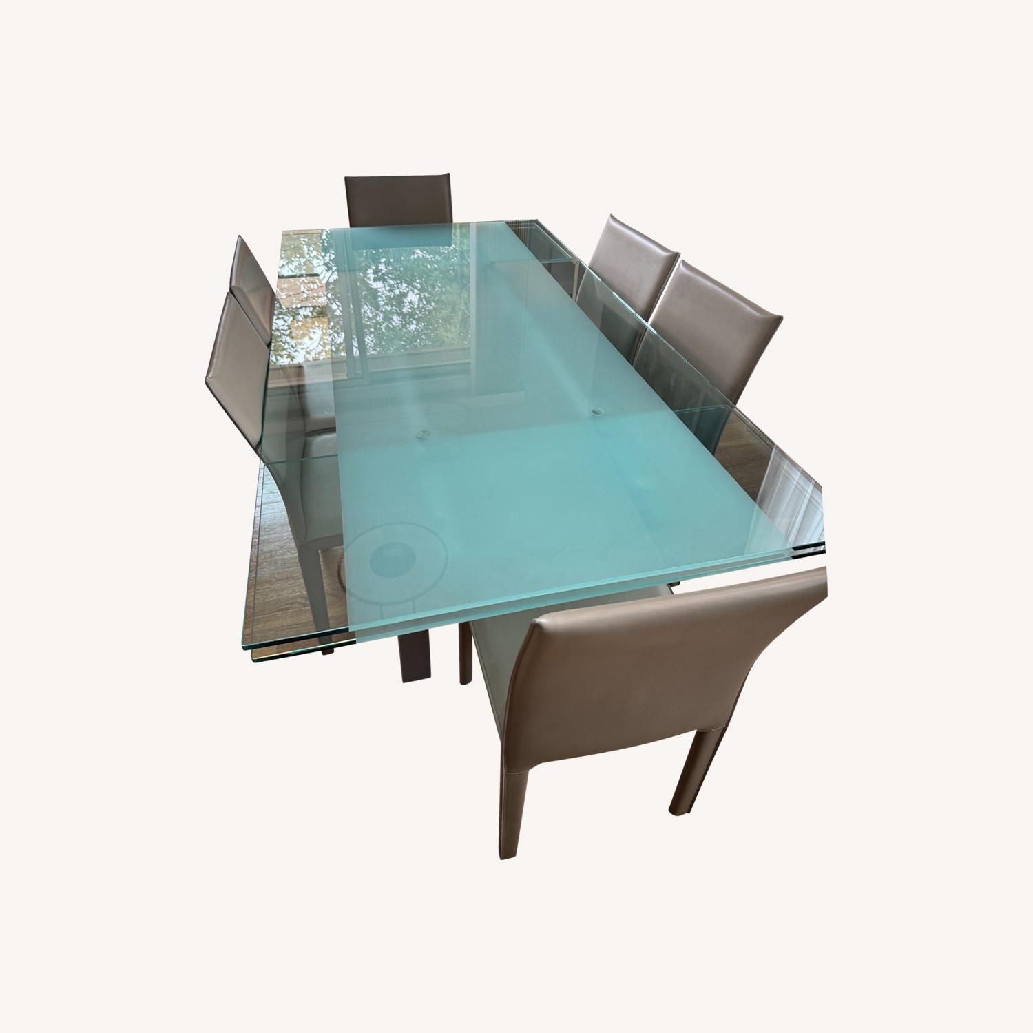 Cattelan Italia Daytona Glass Extended Table - image-0