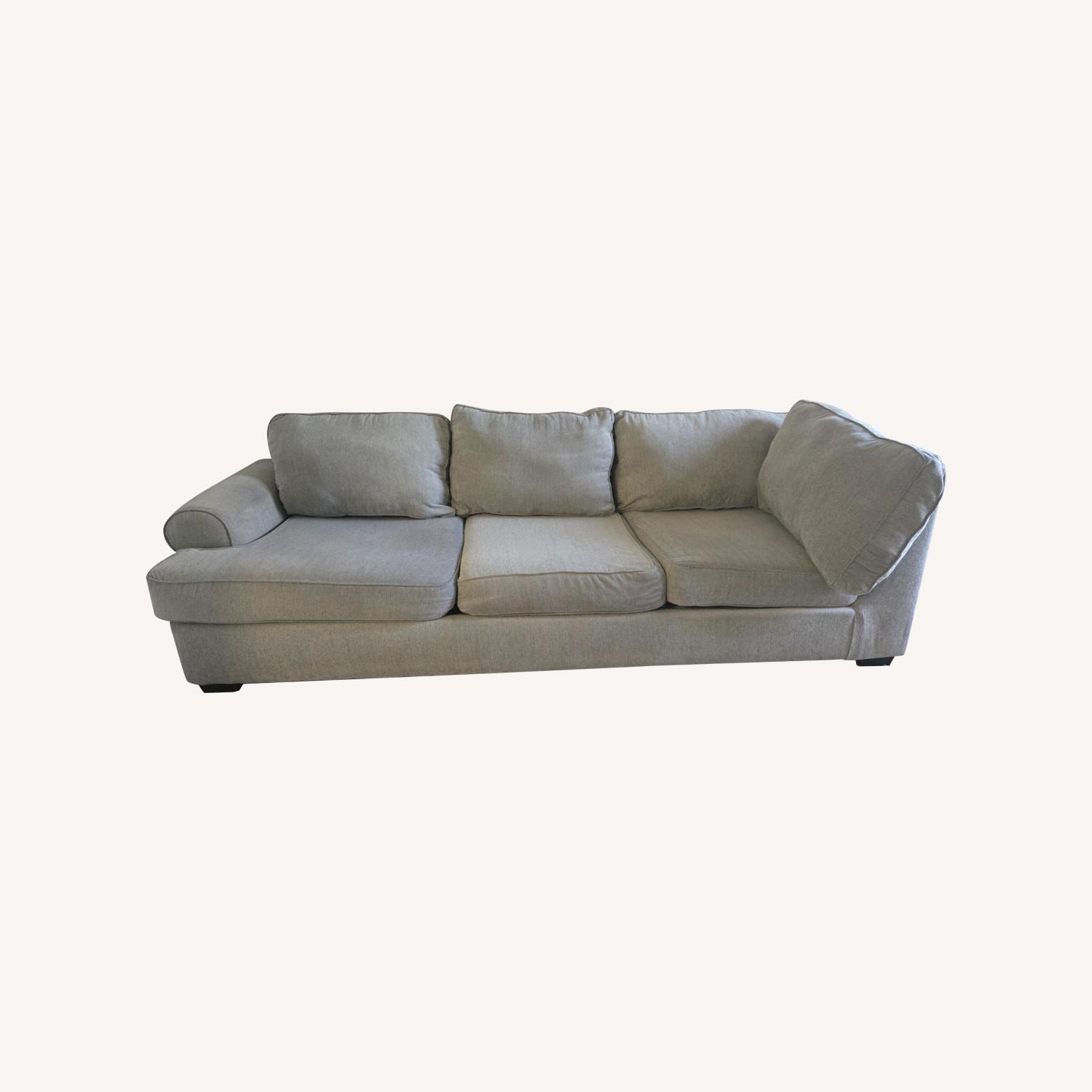 3 Seat Grey Sofa - image-0