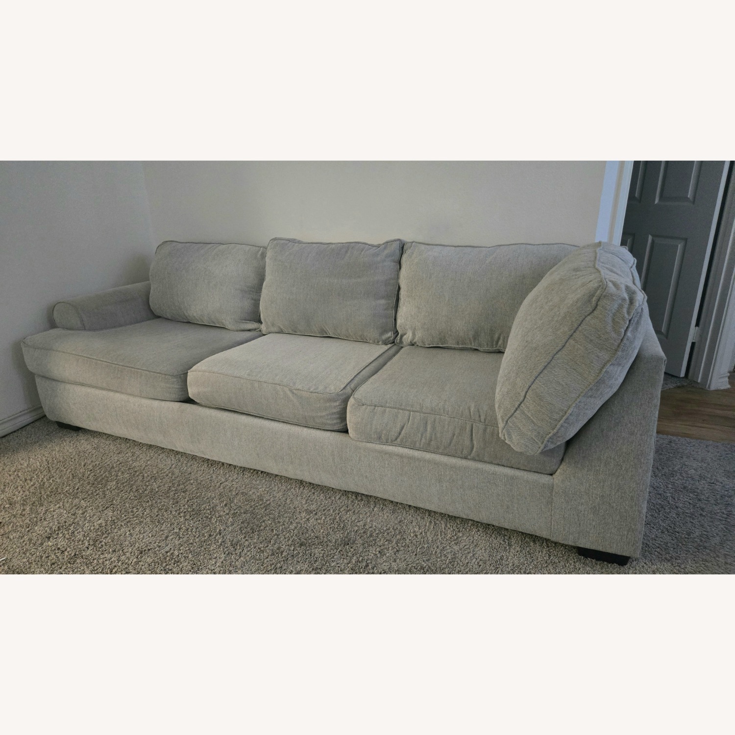 3 Seat Grey Sofa - image-2