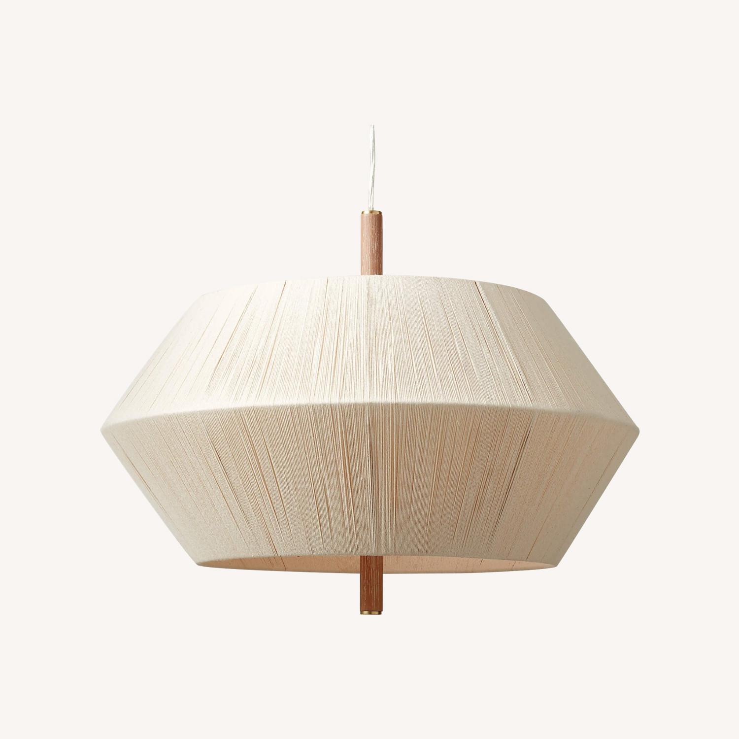 CB2 Totora Oak Pendant Light  - image-0
