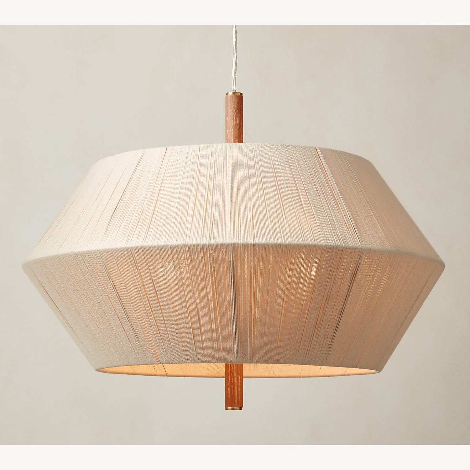 CB2 Totora Oak Pendant Light  - image-1