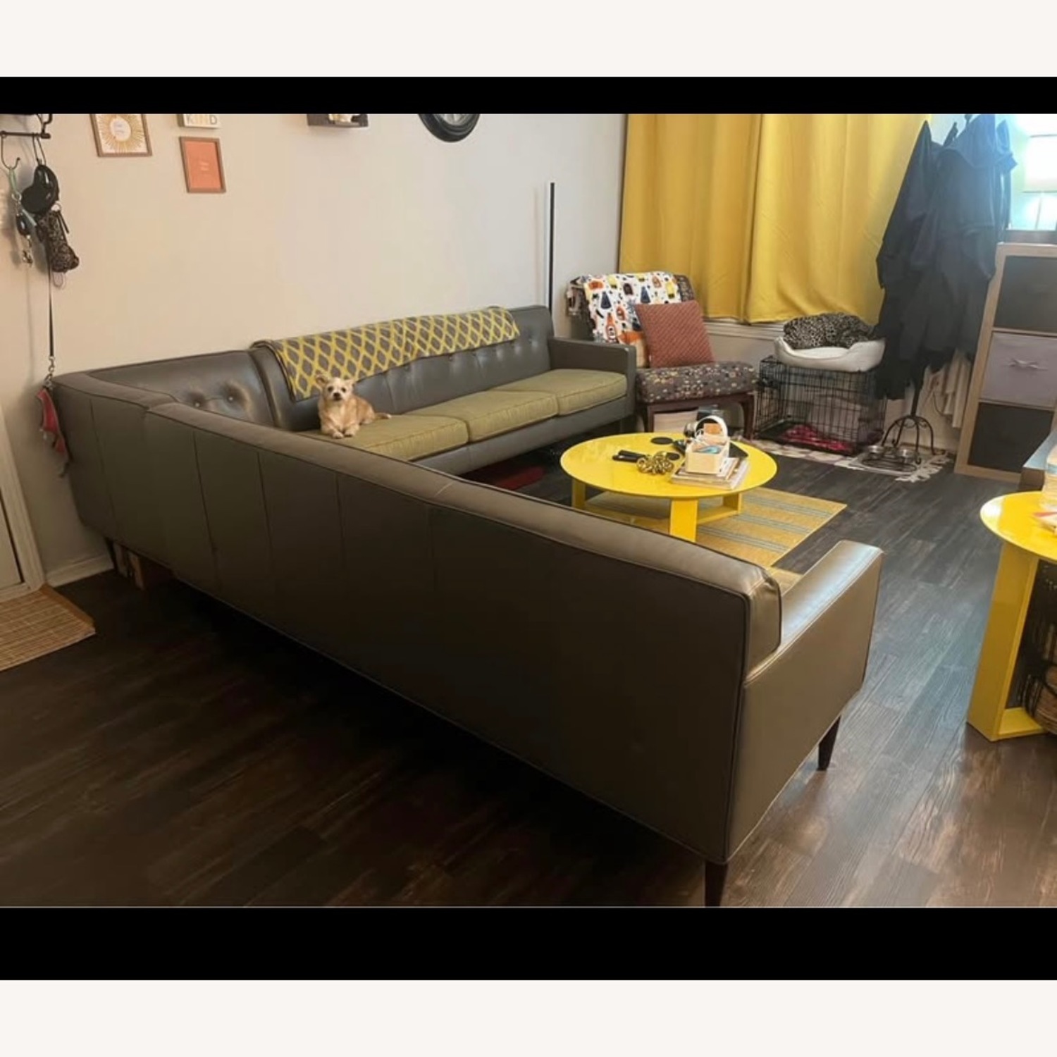 American Leather Sofa - image-2