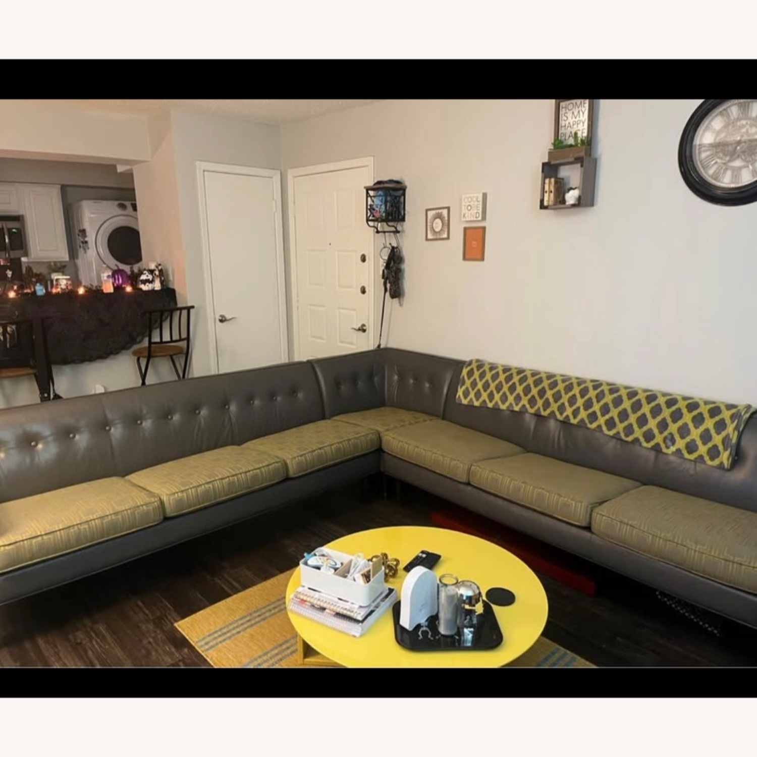 American Leather Sofa - image-1