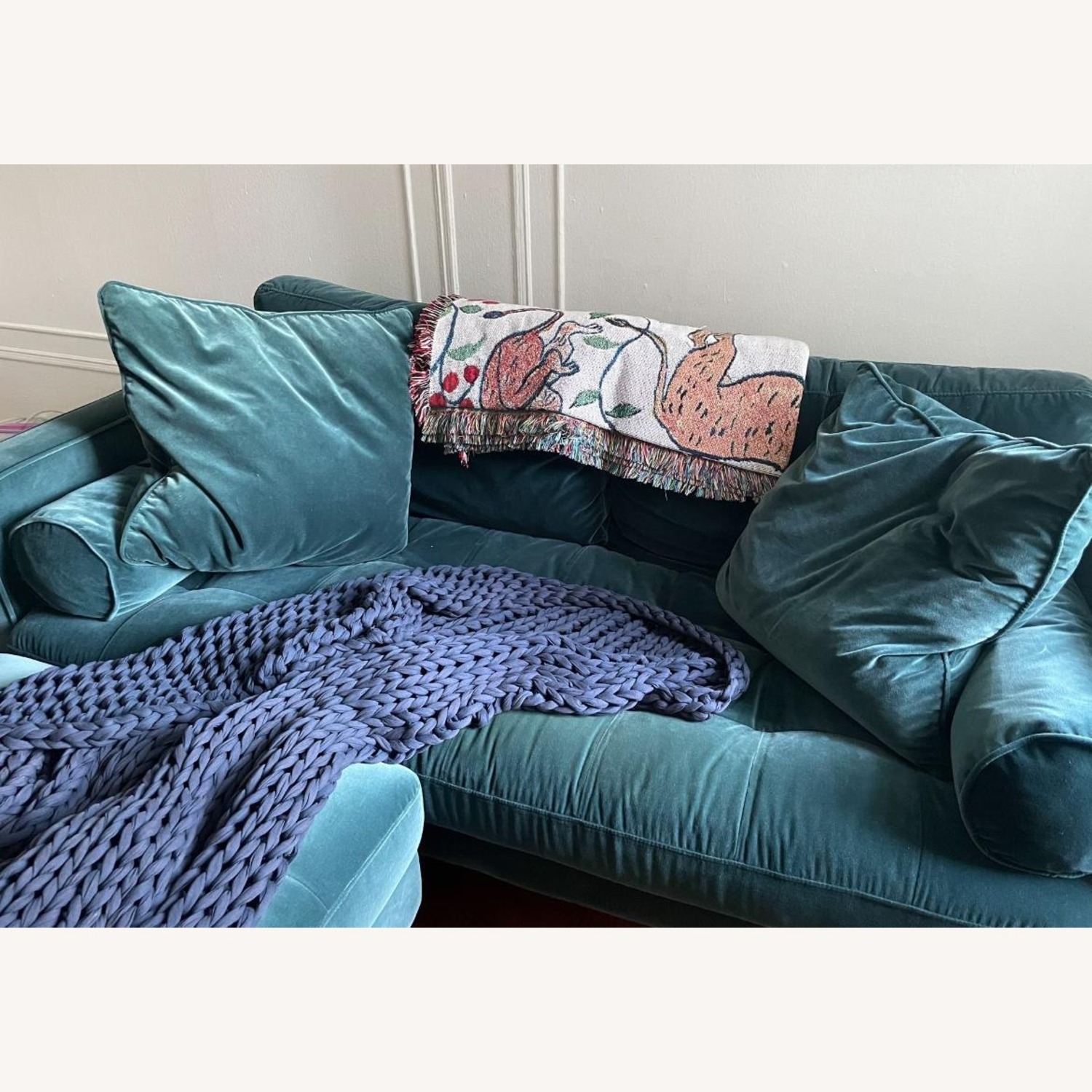 Article Sven 72" Tufted Velvet Loveseat - image-3
