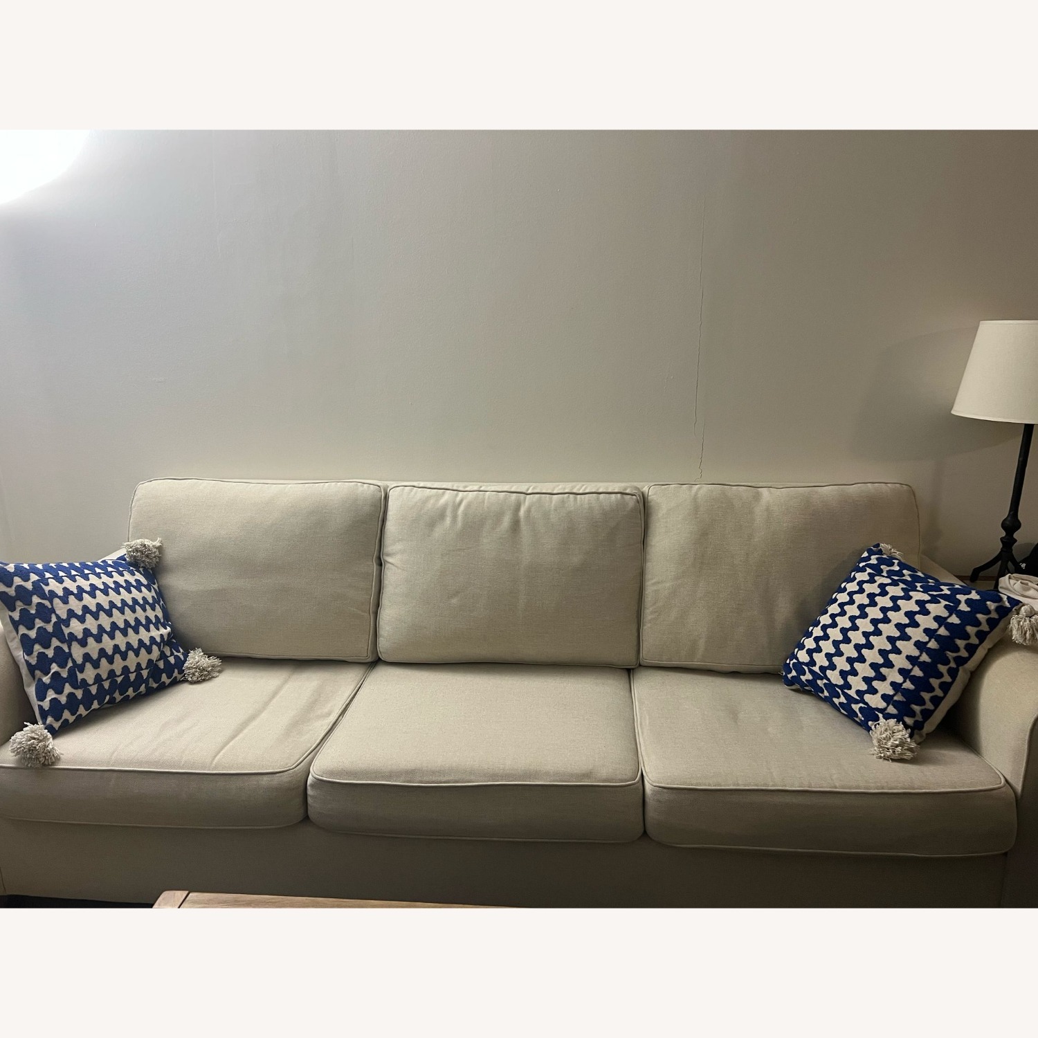 Pottery Barn Cameron Beige Sofa - image-1