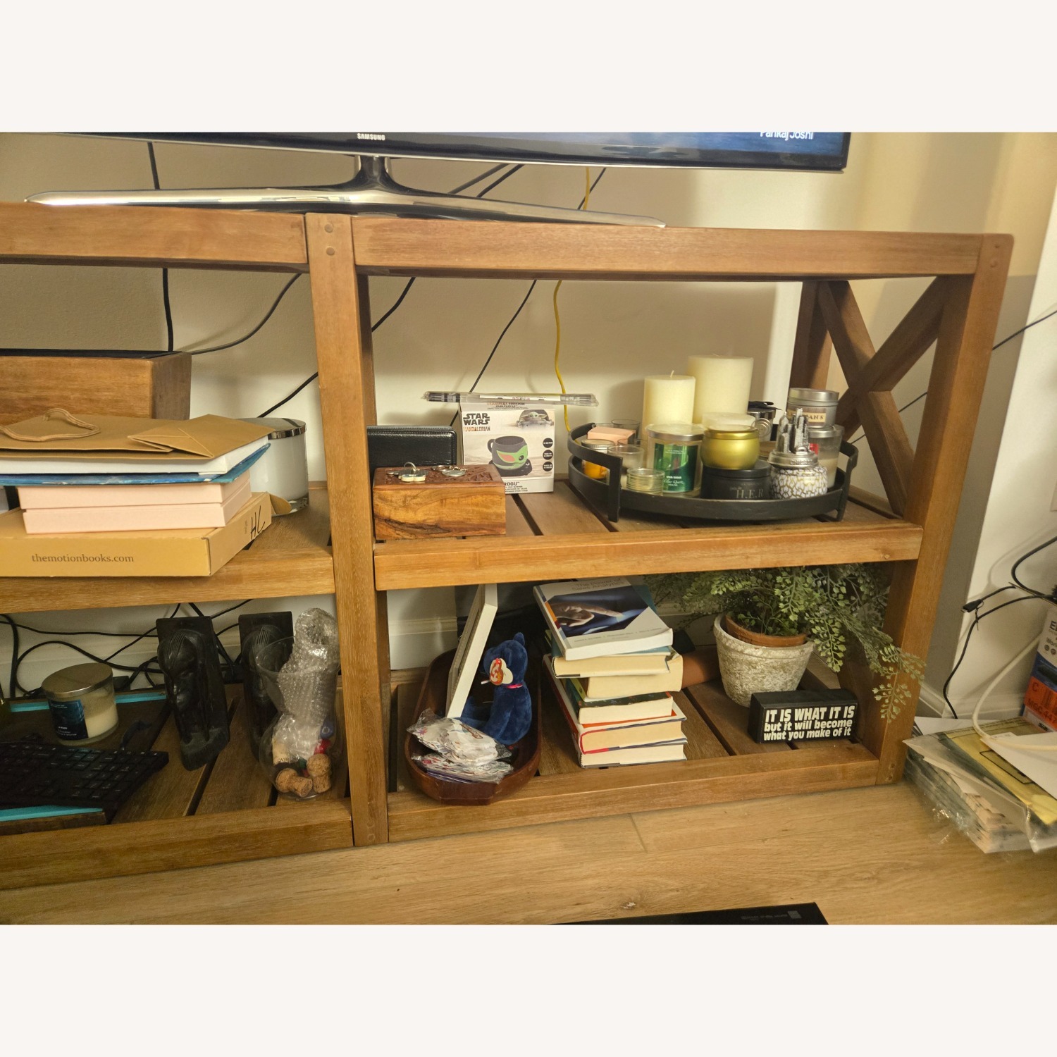 Pottery Barn TV Stand/BookShelf - image-4