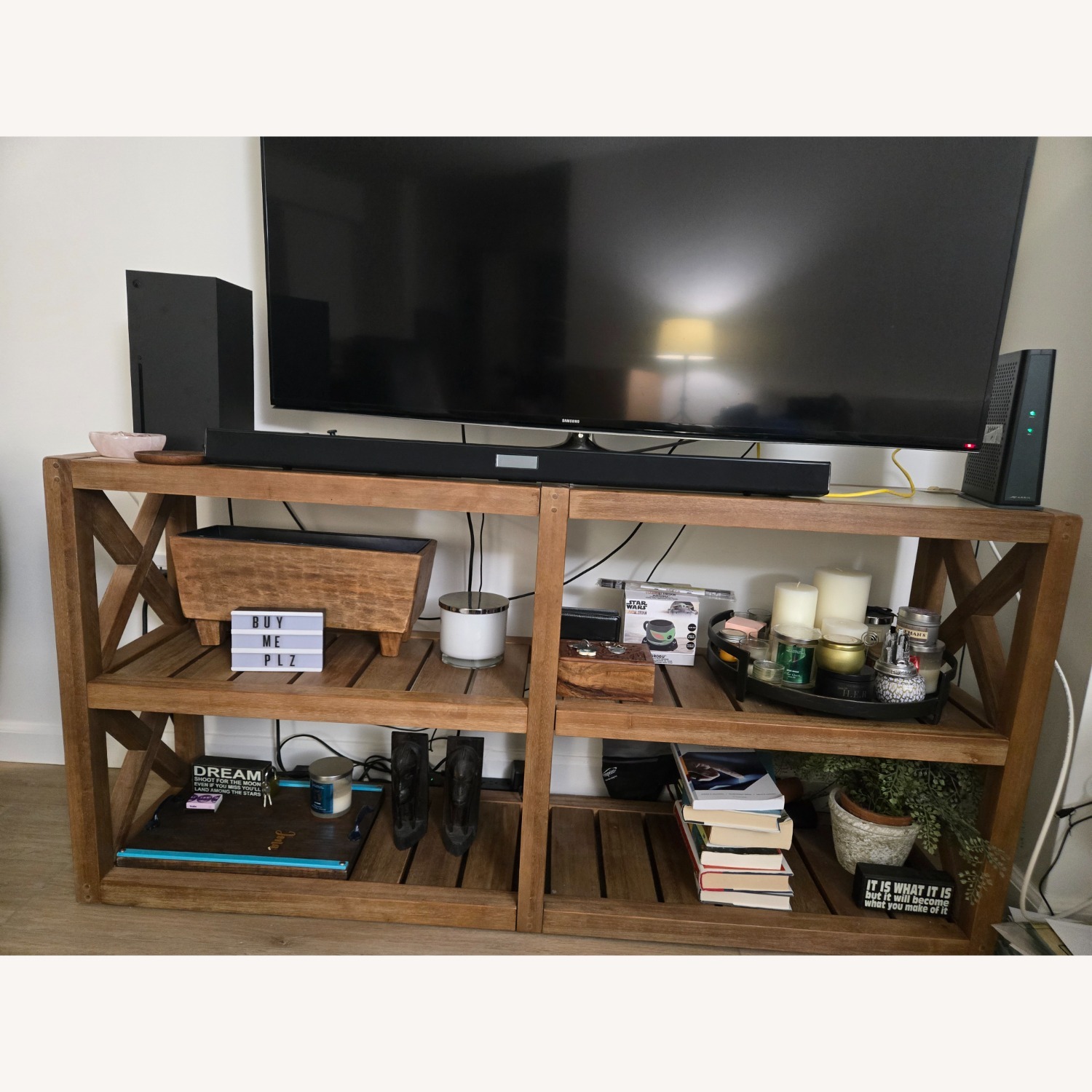 Pottery Barn TV Stand/BookShelf - image-2