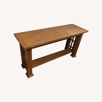 Console Wood Table
