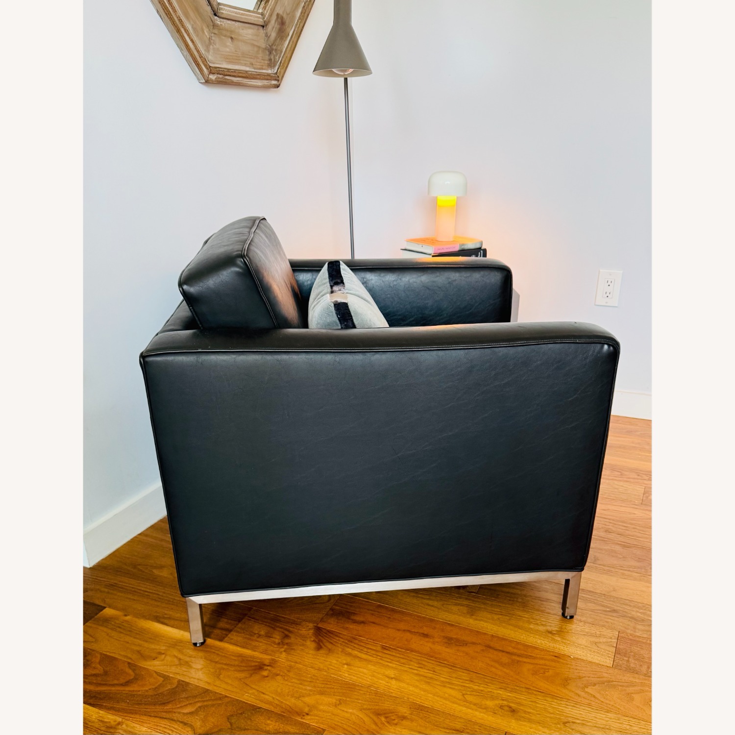 Gus Modern Breathable Leather Club Chair - image-2