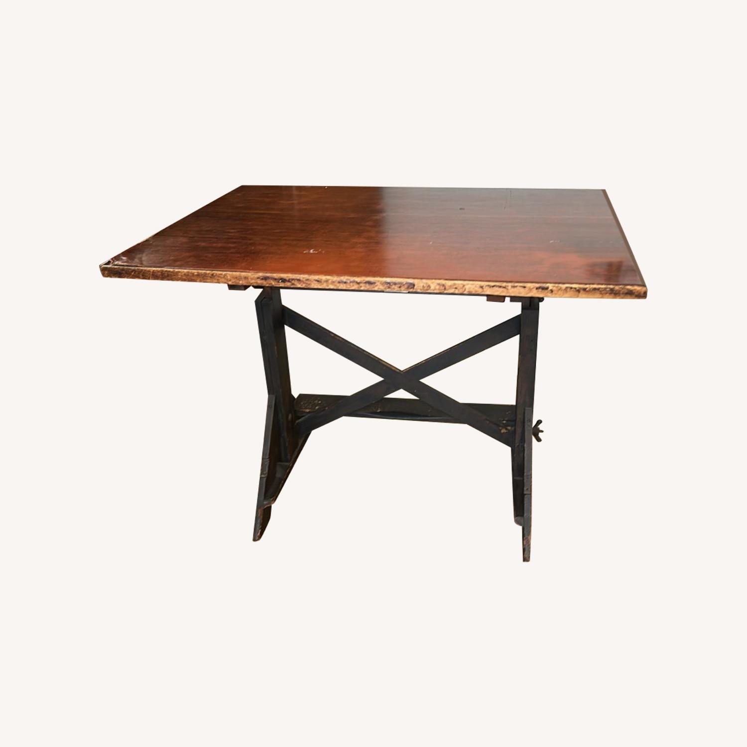 Antique Drafting Desk - image-0