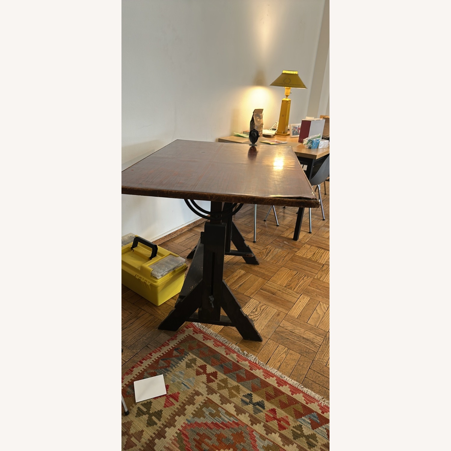 Antique Drafting Desk - image-2