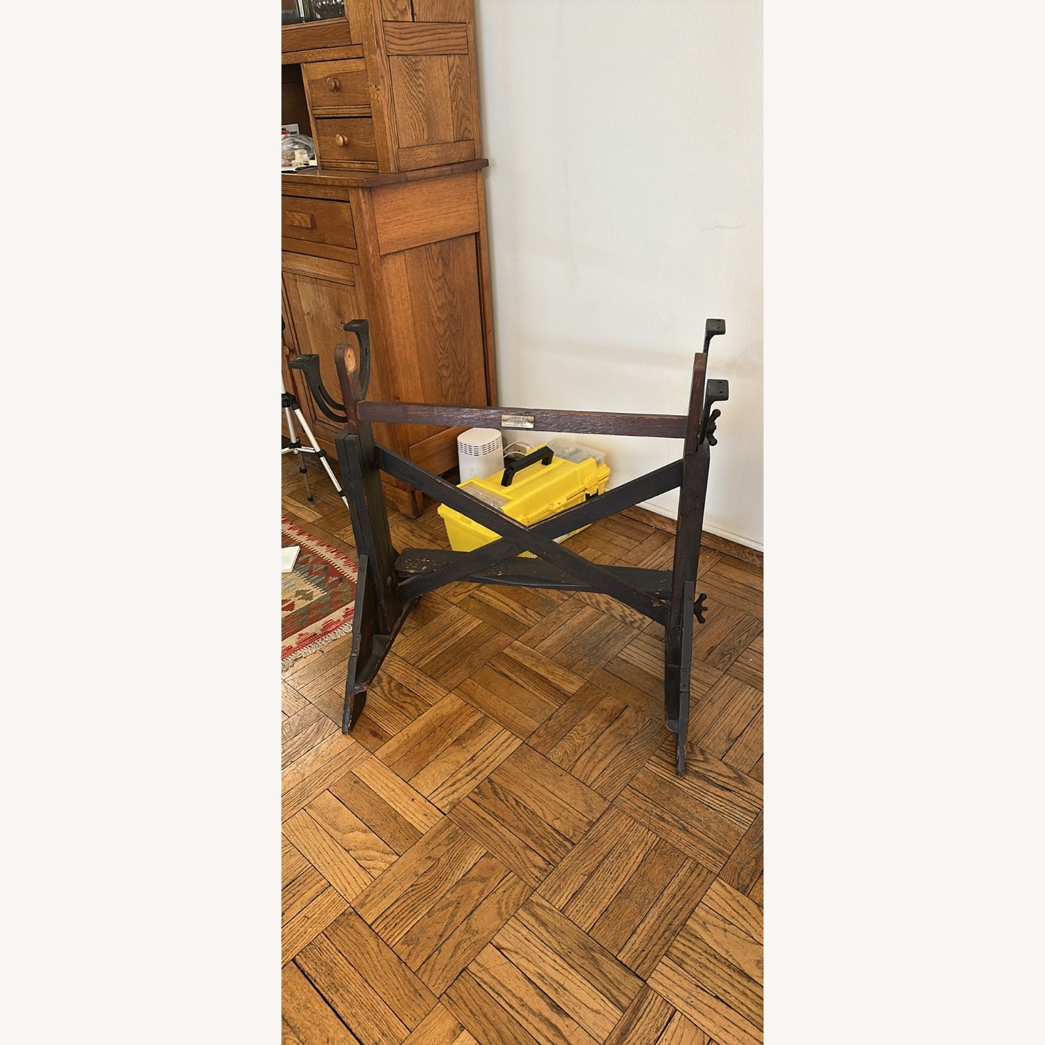 Antique Drafting Desk - image-4