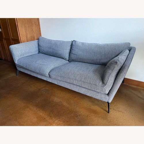 Used Oliver Space Sullivan Light Gray Blue Sofa for sale on AptDeco