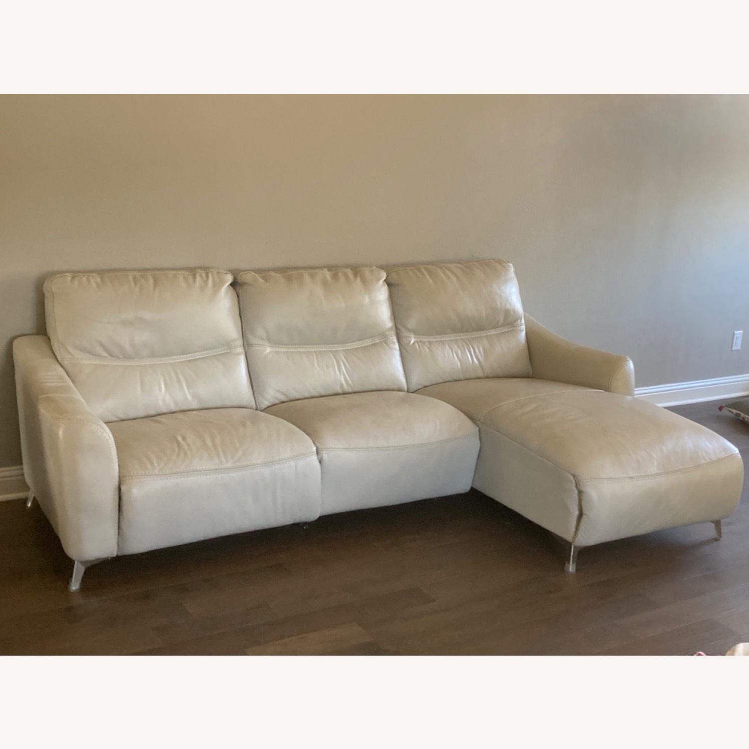 Confortable 3 Seats Leather Sofa - image-3