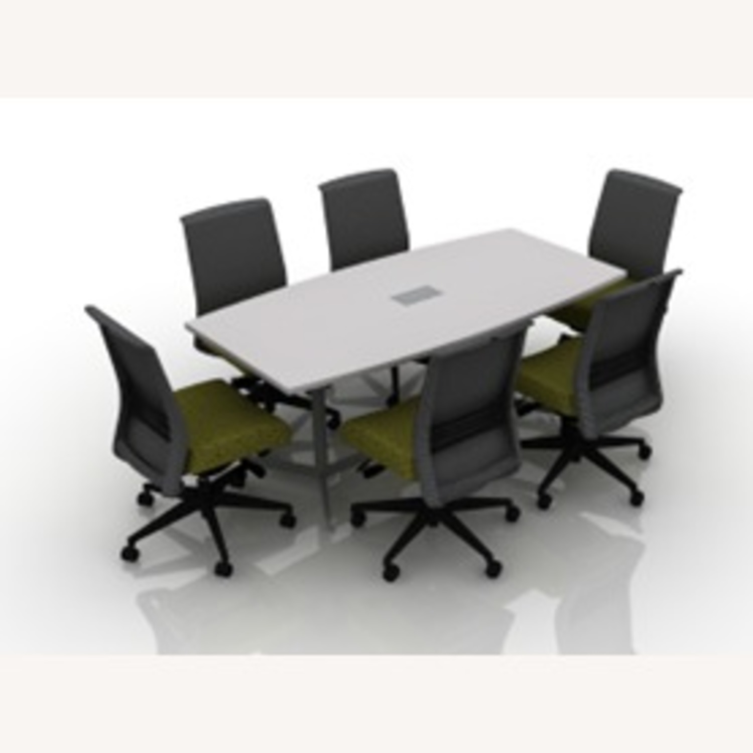 6 Person Conference Table - image-0