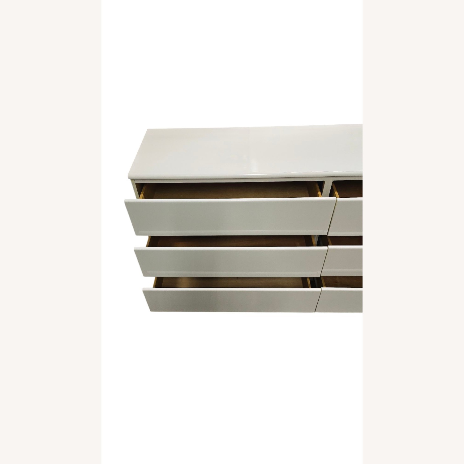 Lacquer Craft White Lacquer Dresser 6 Drawers - image-4